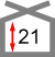 внутренняя высота hi=21 мм